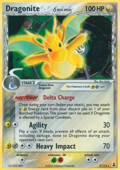 Dragonite (3/113) (Delta Species) (Stamped) [EX: Delta Species]-1