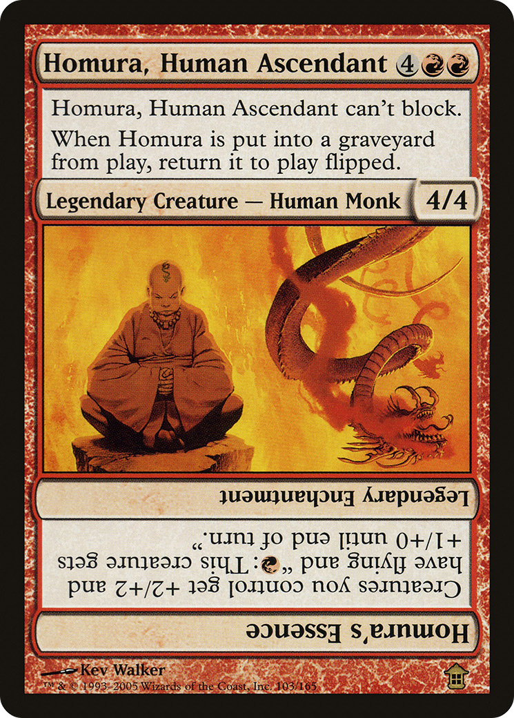 Homura, Human Ascendant // Homura's Essence [Saviors of Kamigawa]-1