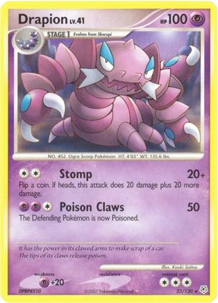 Drapion (23/130) [Diamond & Pearl: Base Set]-1