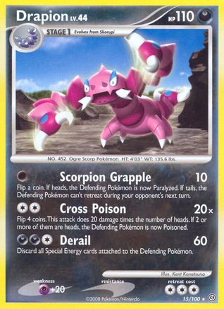 Drapion (15/100) [Diamond & Pearl: Stormfront]-1