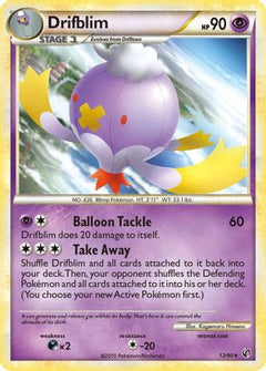 Drifblim (12/90) [HeartGold & SoulSilver: Undaunted]-1