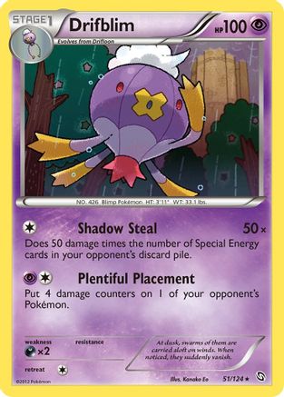 Drifblim (51/124) [Black & White: Dragons Exalted]-1