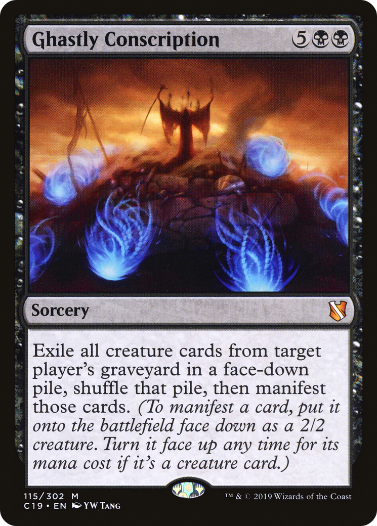 Ghastly Conscription [Commander 2019]-1