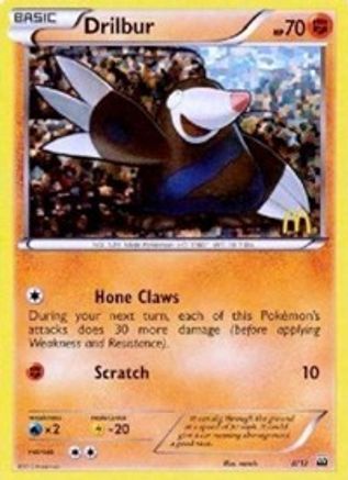 Drilbur (8/12) [McDonald's Promos: 2012 Collection]-1