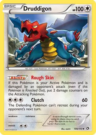 Druddigon (106/113) [Black & White: Legendary Treasures]-1