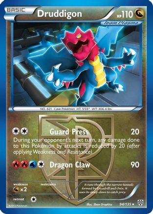 Druddigon (94/135) [Black & White: Plasma Storm]-1