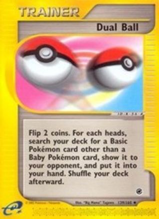 Dual Ball (139/165) [Expedition: Base Set]-1