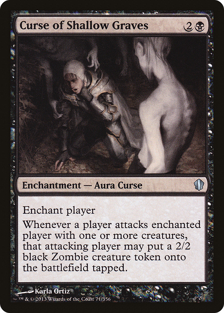 Curse of Shallow Graves [Commander 2013]-1
