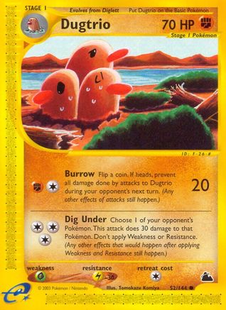 Dugtrio (52/144) [Skyridge]-1