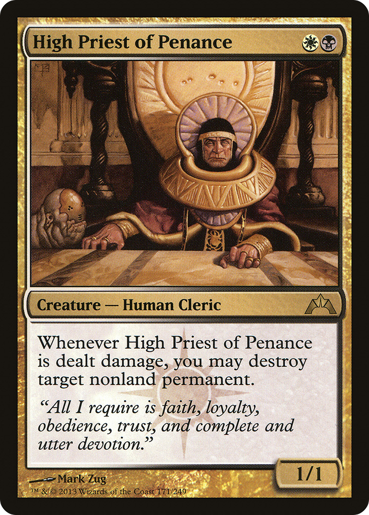 High Priest of Penance [Gatecrash]-1