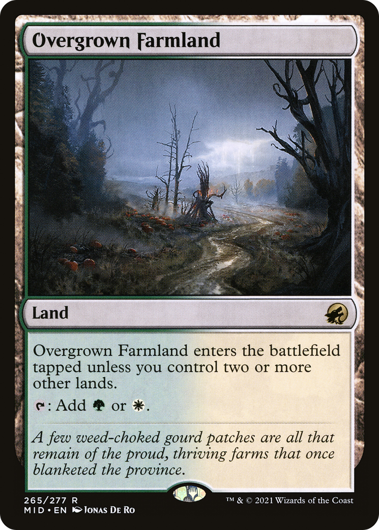 Overgrown Farmland [Innistrad: Midnight Hunt]-1