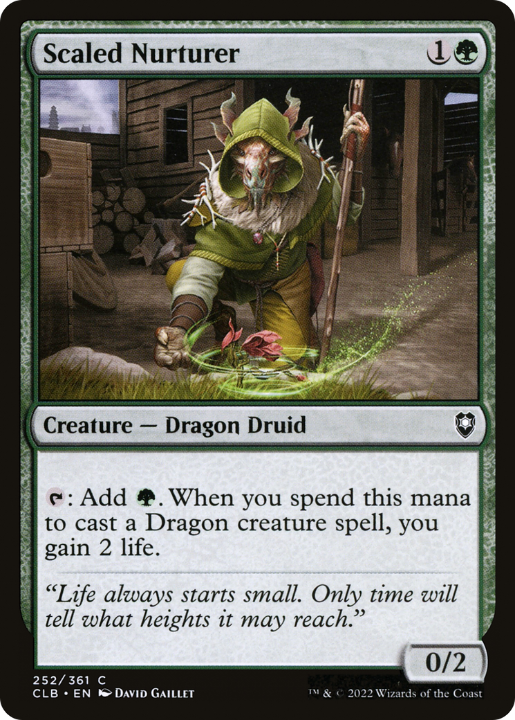 Scaled Nurturer [Commander Legends: Battle for Baldur's Gate]-1