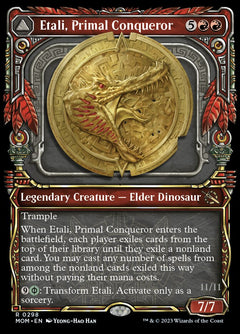 Etali, Primal Conqueror // Etali, Primal Sickness (Showcase Planar Booster Fun) [March of the Machine]-1