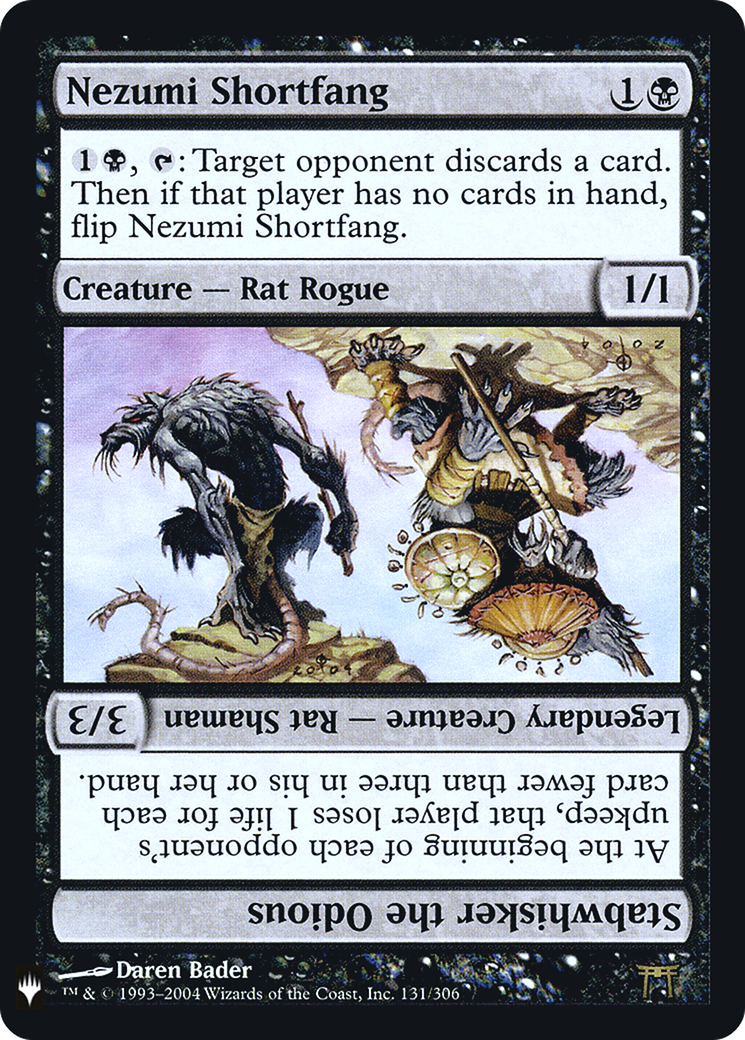 Nezumi Shortfang // Stabwhisker the Odious [Mystery Booster]-1