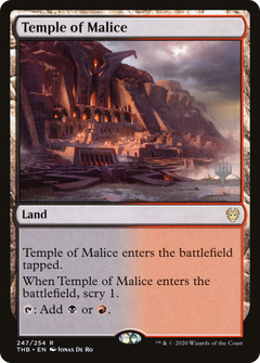 Temple of Malice (Promo Pack) [Theros Beyond Death Promos]-1