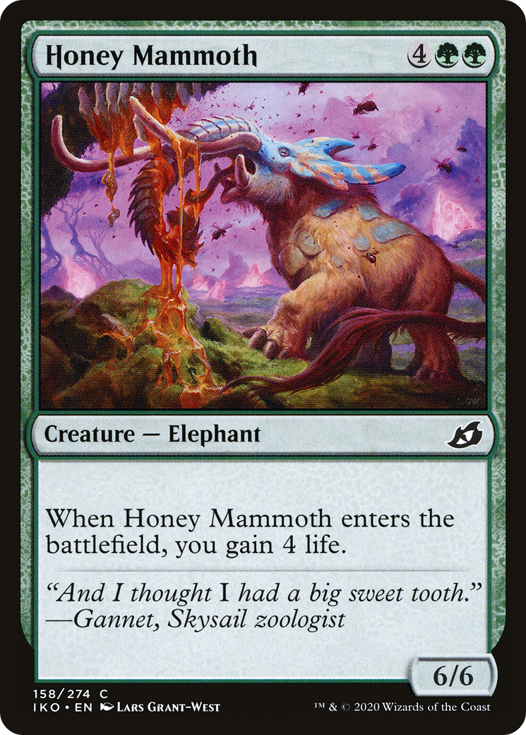 Honey Mammoth [Ikoria: Lair of Behemoths]-1