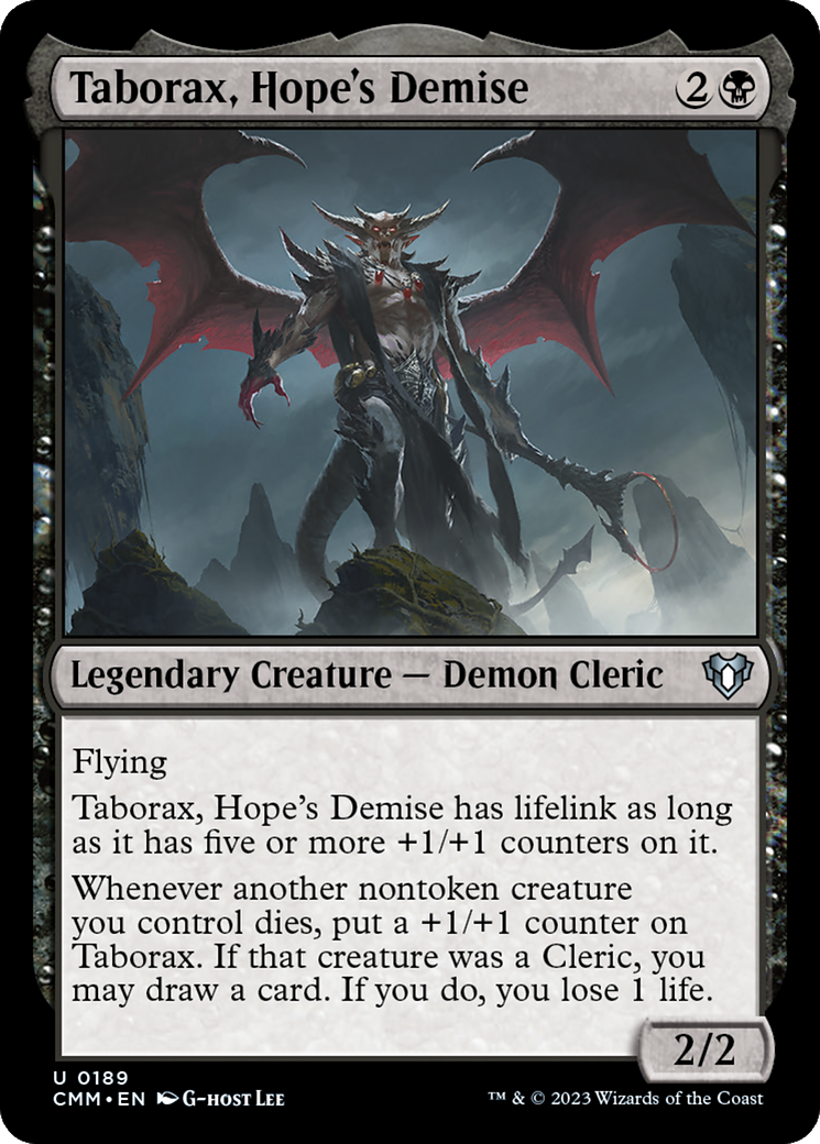 Taborax, Hope's Demise [Commander Masters]-1