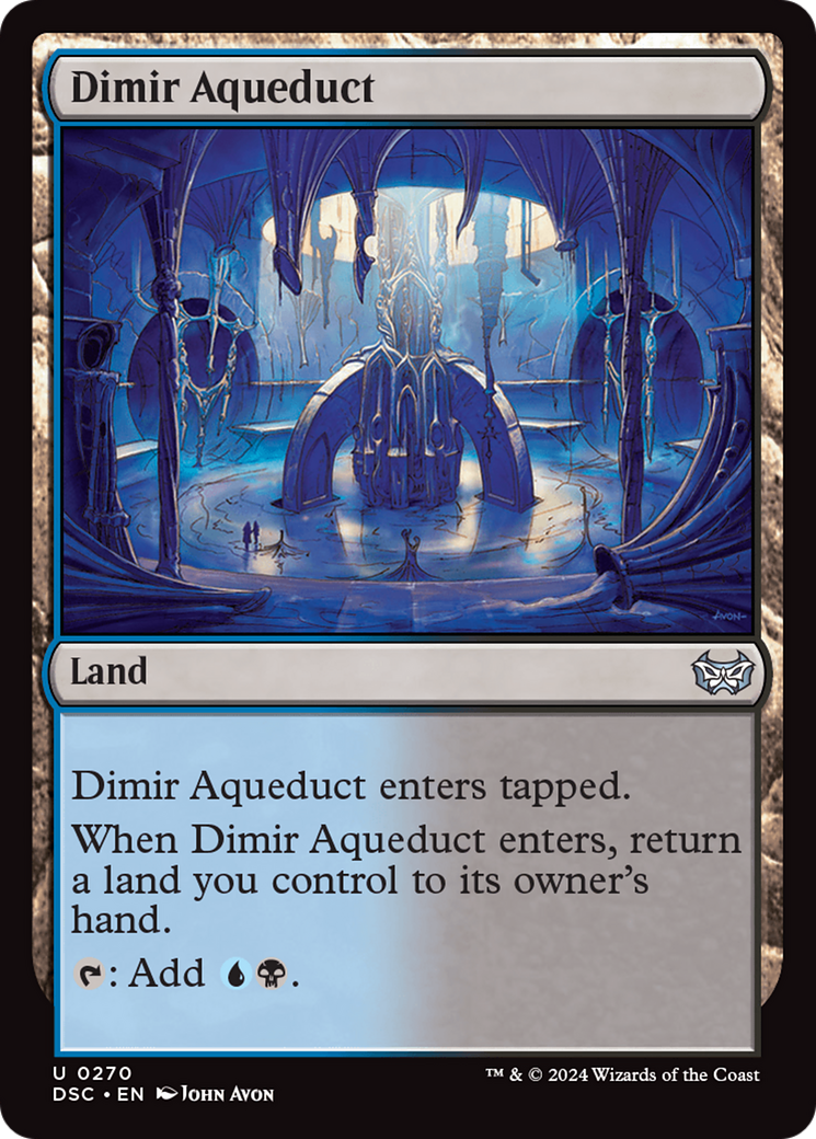 Dimir Aqueduct [Duskmourn: House of Horror Commander]-1