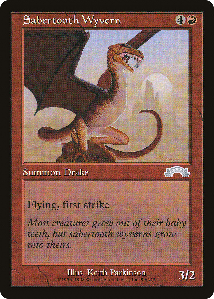 Sabertooth Wyvern [Exodus]-1