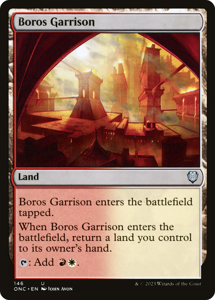 Boros Garrison [Phyrexia: All Will Be One Commander]-1