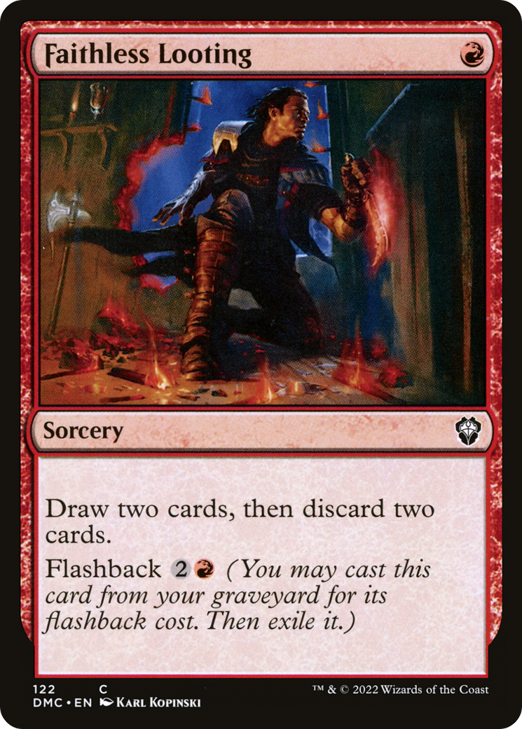 Faithless Looting [Dominaria United Commander]-1