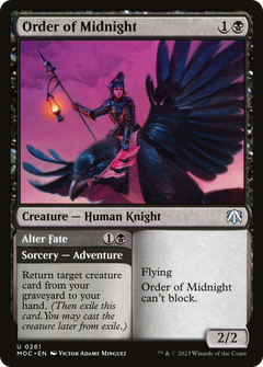 Order of Midnight // Alter Fate [March of the Machine Commander]-1