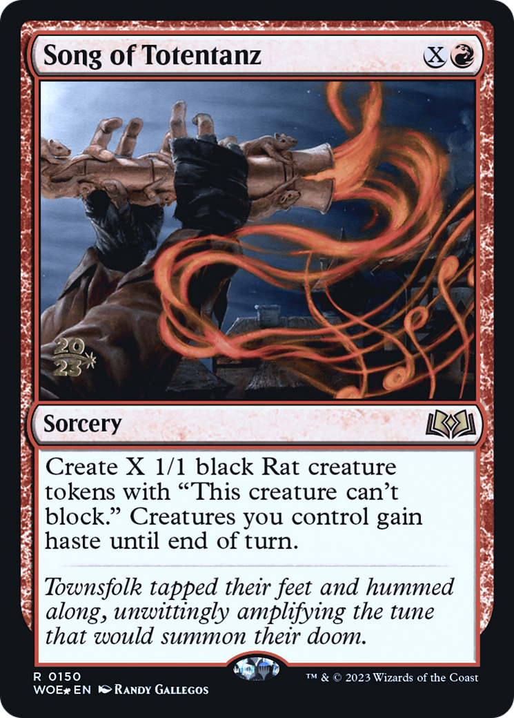 Song of Totentanz [Wilds of Eldraine Prerelease Promos]-1