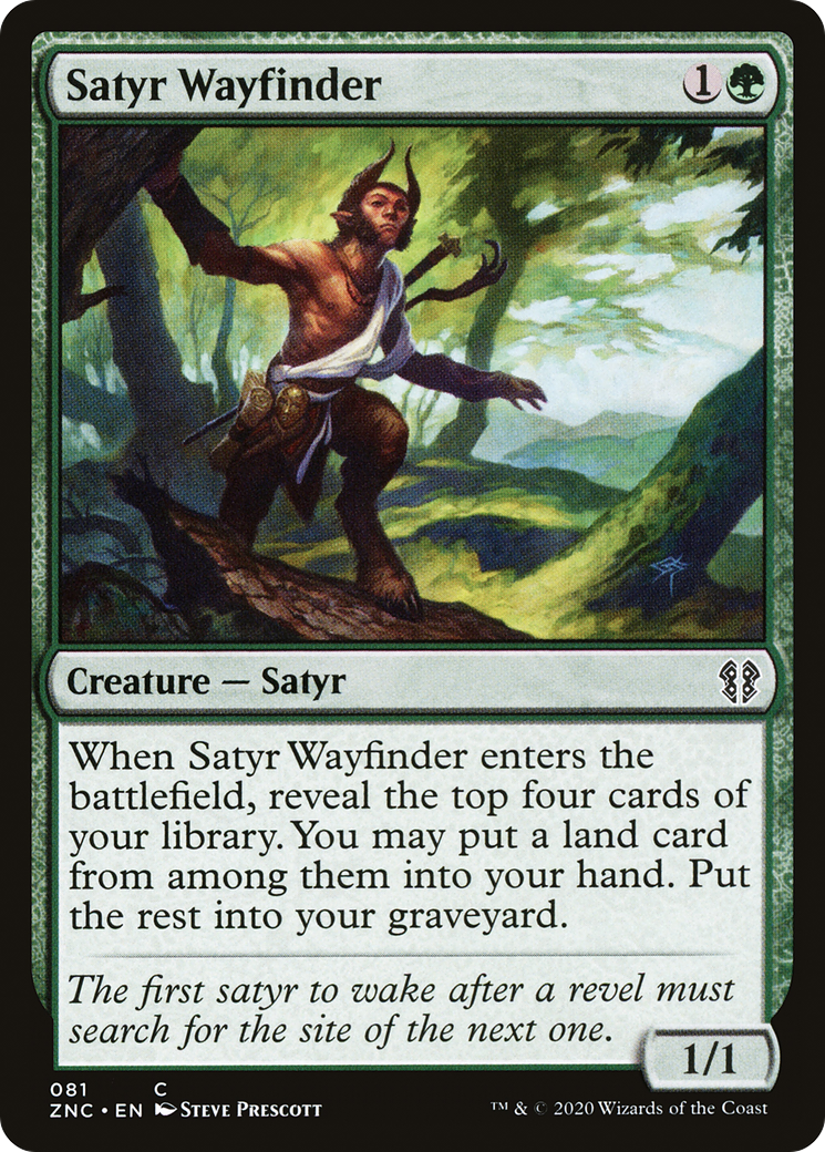 Satyr Wayfinder [Zendikar Rising Commander]-1