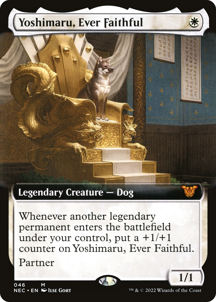 Yoshimaru, Ever Faithful (Extended Art) (NEC-046) - Neon Dynasty Commander: (Extended Art)-1