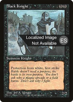 Black Knight [Fourth Edition Foreign Black Border]-1
