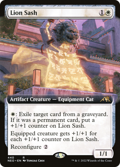 Lion Sash (Extended Art) [Kamigawa: Neon Dynasty]-1