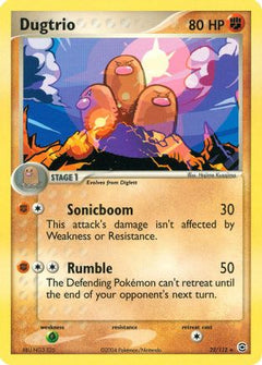 Dugtrio (22/112) [EX: FireRed & LeafGreen]-1