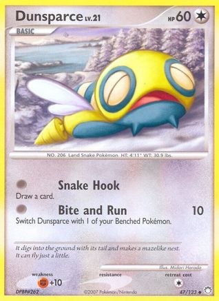 Dunsparce (47/123) [Diamond & Pearl: Mysterious Treasures]-1
