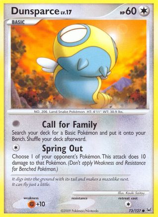 Dunsparce (73/127) [Platinum: Base Set]-1