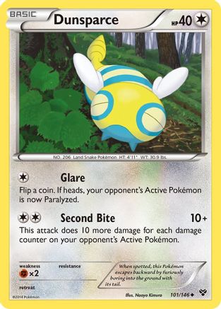 Dunsparce (101/146) [XY: Base Set]-1