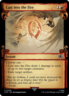 Cast into the Fire [The Lord of the Rings: Tales of Middle-Earth Showcase Scrolls]-1