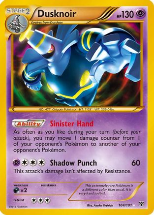 Dusknoir (104/101) [Black & White: Plasma Blast]-1