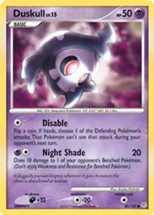 Duskull (80/130) [Diamond & Pearl: Base Set]-1