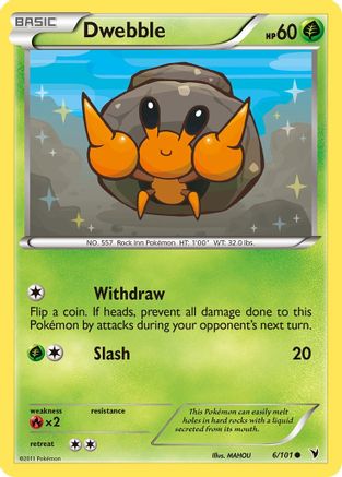Dwebble (6/101) [Black & White: Noble Victories]-1