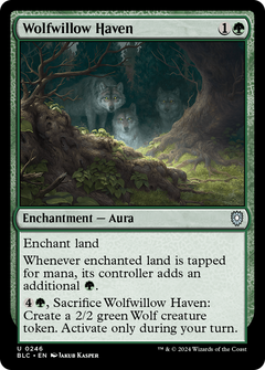 Wolfwillow Haven (BLC-246) - Bloomburrow Commander-1