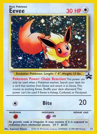 Eevee 011  - Holofoil WoTC Promo - Promo-1