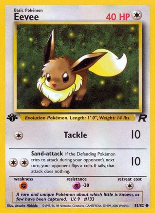 Eevee (55/82) [Team Rocket Unlimited]-1