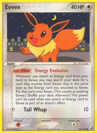 Eevee (55/115) (Stamped) [EX: Unseen Forces]-1