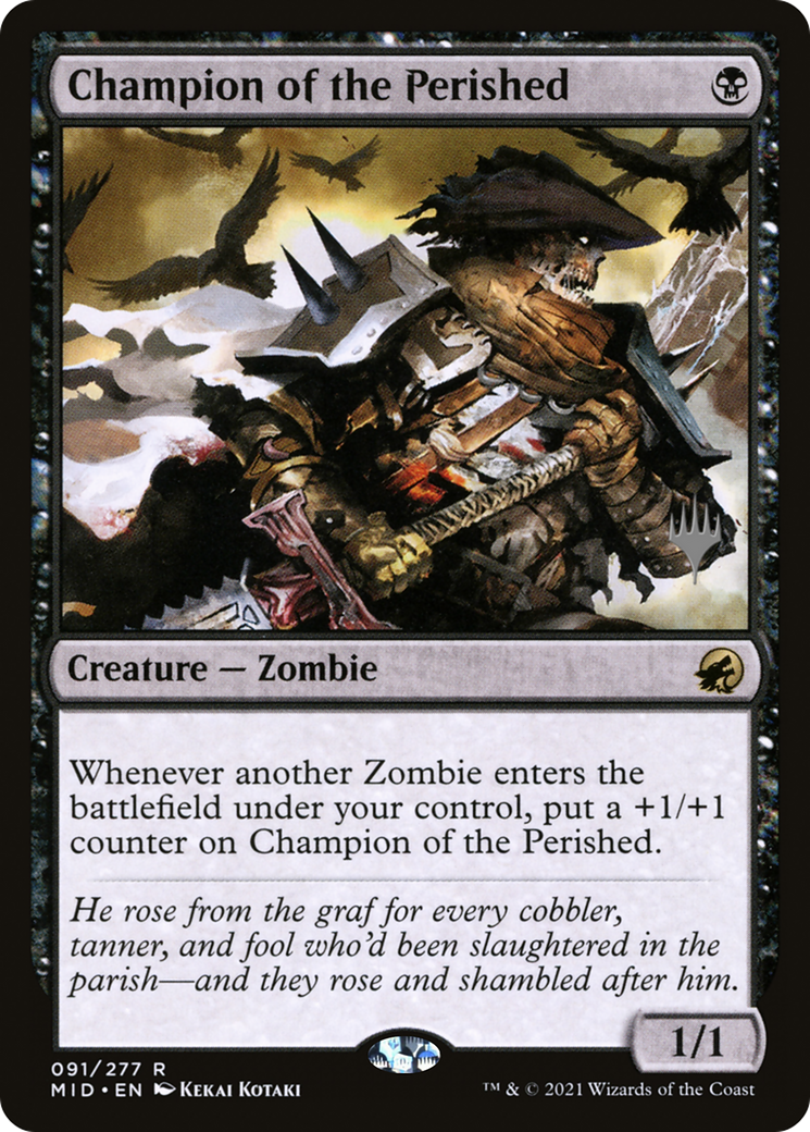 Champion of the Perished (Promo Pack) [Innistrad: Midnight Hunt Promos]-1