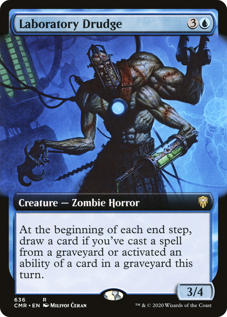 Laboratory Drudge (Extended Art) [Commander Legends]-1