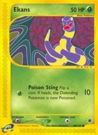 Ekans (108/165) [Expedition: Base Set]-1
