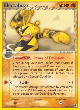 Electabuzz (29/101) (Delta Species) [EX: Dragon Frontiers]-1