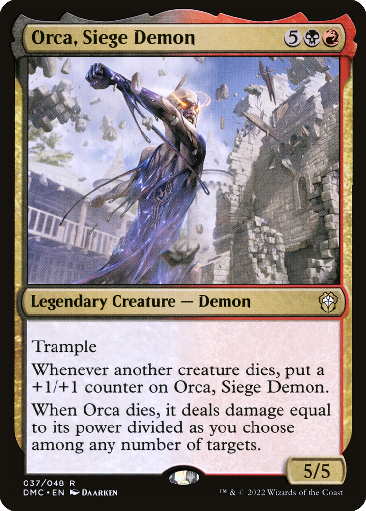 Orca, Siege Demon [Dominaria United Commander]-1
