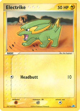 Electrike (1/10) [EX: Trainer Kit - Latios]-1
