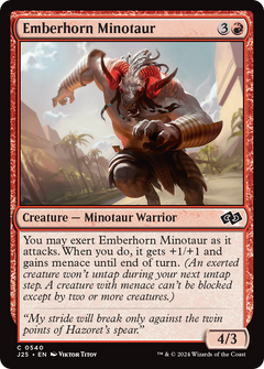 Emberhorn Minotaur [Foundations Jumpstart]-1